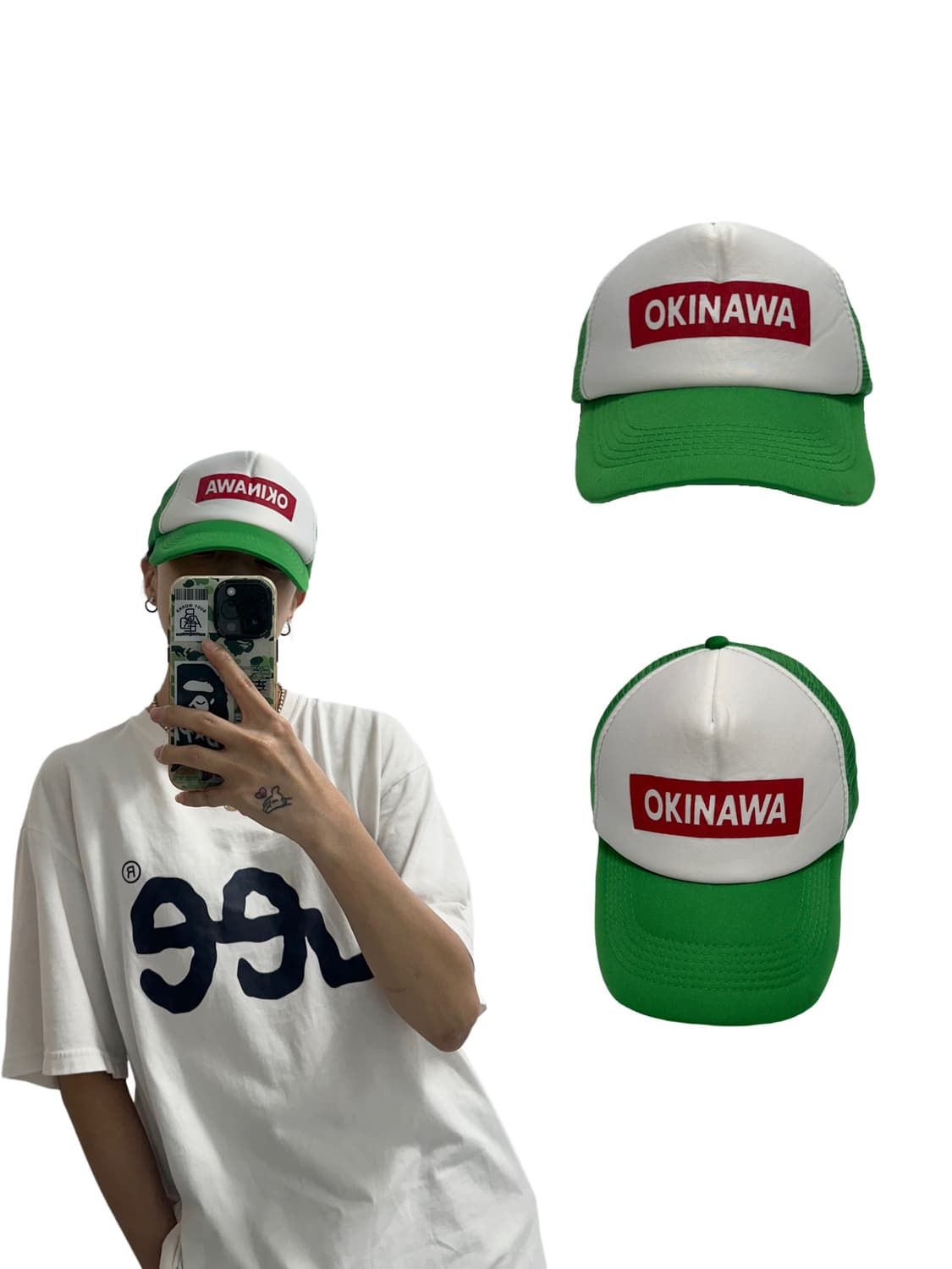 오키나와 메쉬캡 볼캡 상품이미지1