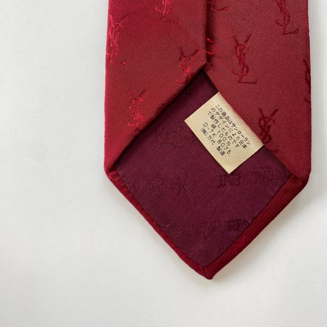 입생로랑(YSL) 모노그램 명품 정품 넥타이 7.7cm 상품이미지5