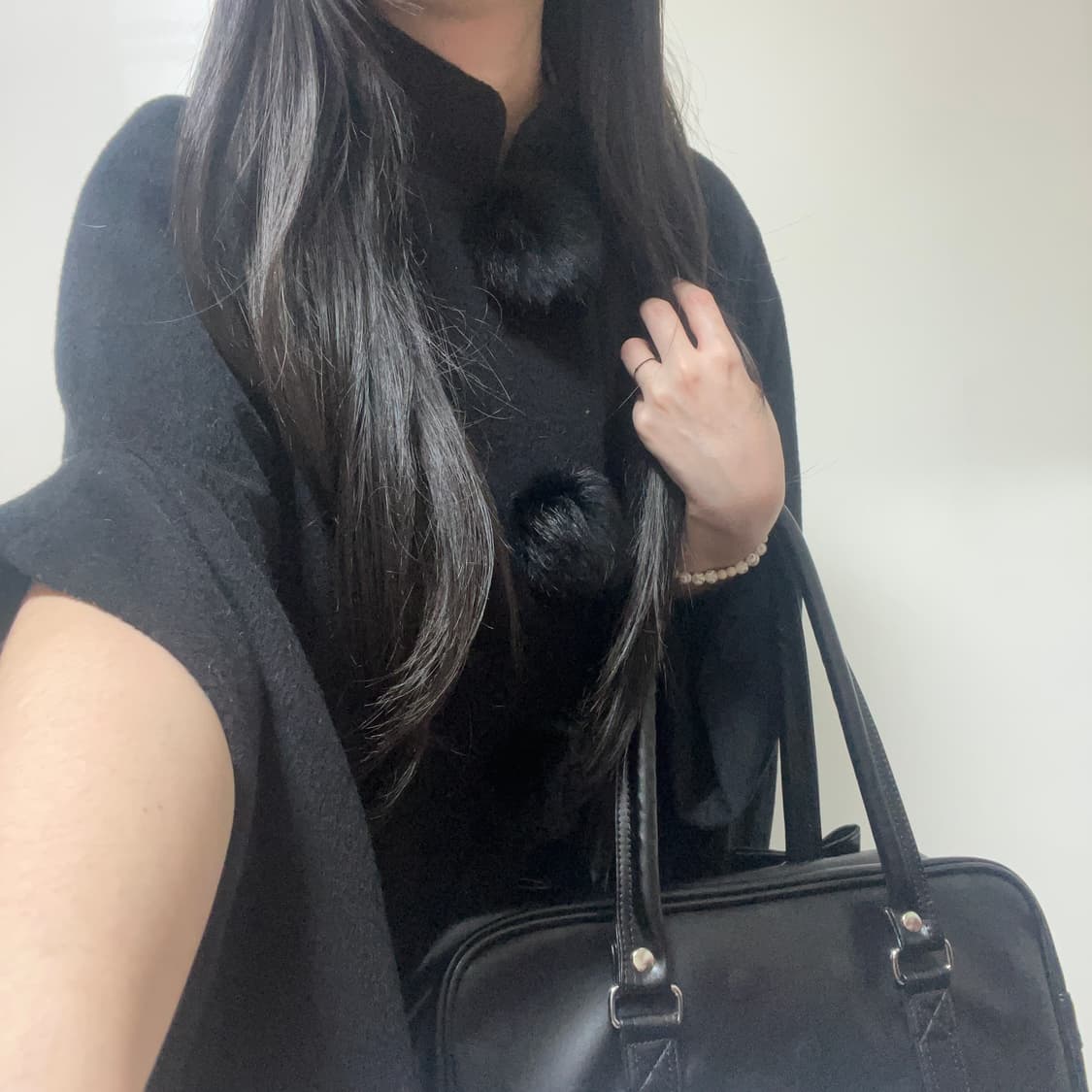 빈티지 케이프 코트 일녀 하라주쿠 히메갸루사와코깔모리하구미지뢰계양산형모리 상품이미지2