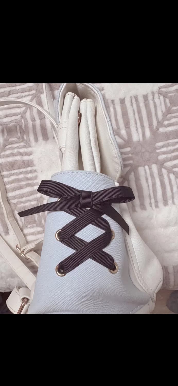 아일릿 리본 빈티지 가방 상품이미지2