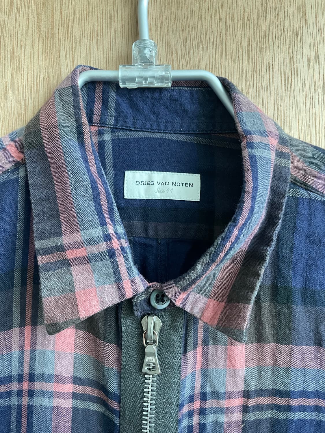 드리스반노튼 체크 집업 셔츠 상품이미지6