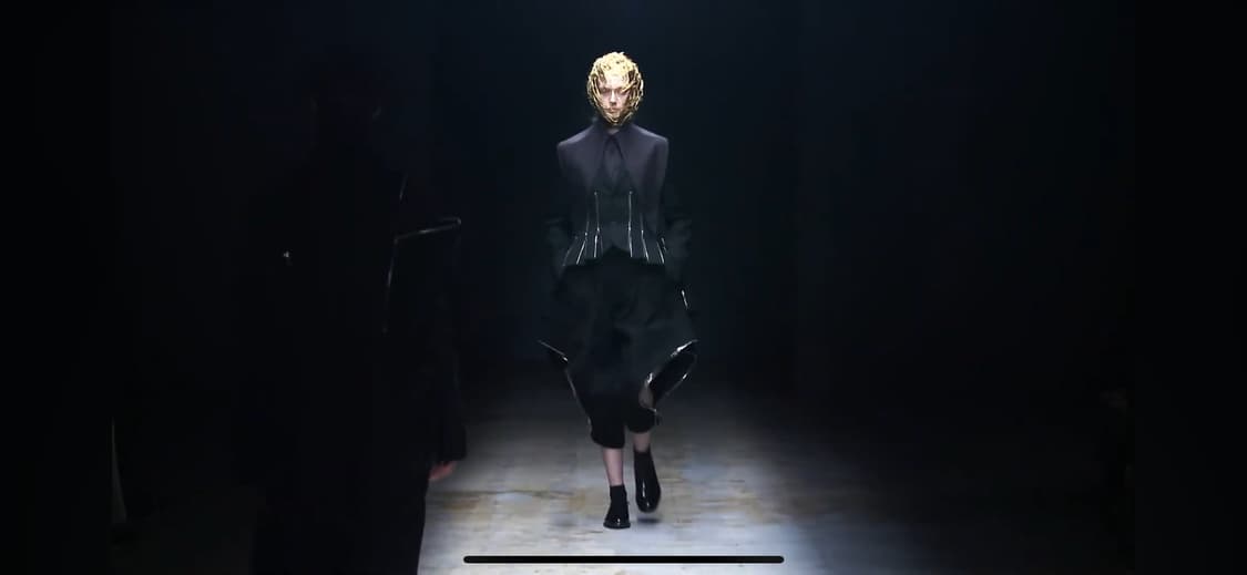 noir kei ninomiya 2022 FW Skirt 상품이미지4
