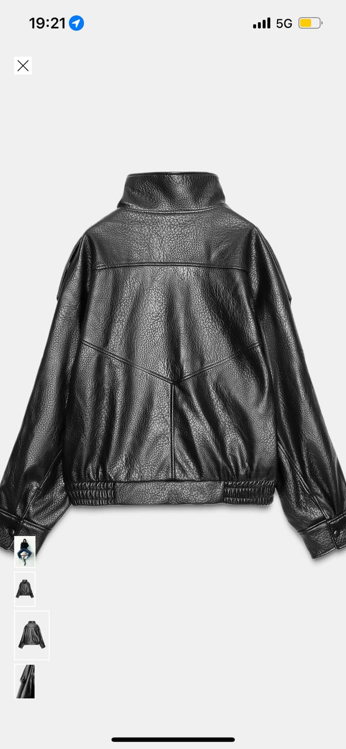 자라 페이크 레더 자켓 s 새상품 상품이미지2