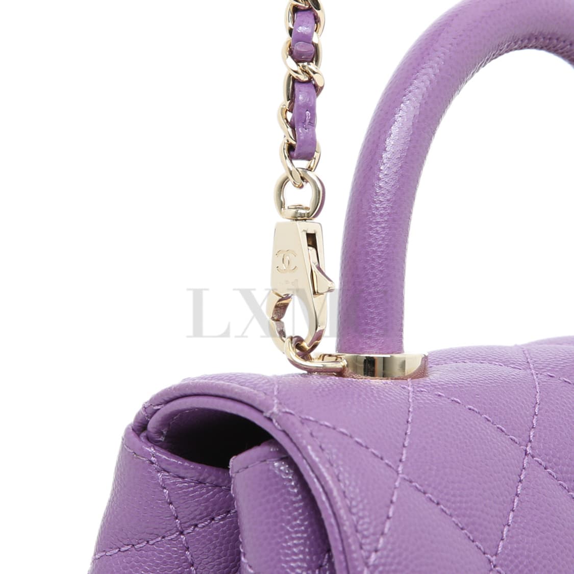 샤넬 코코핸들 미니 캐비어 퀼팅백 AS2215 코핸 상품이미지6