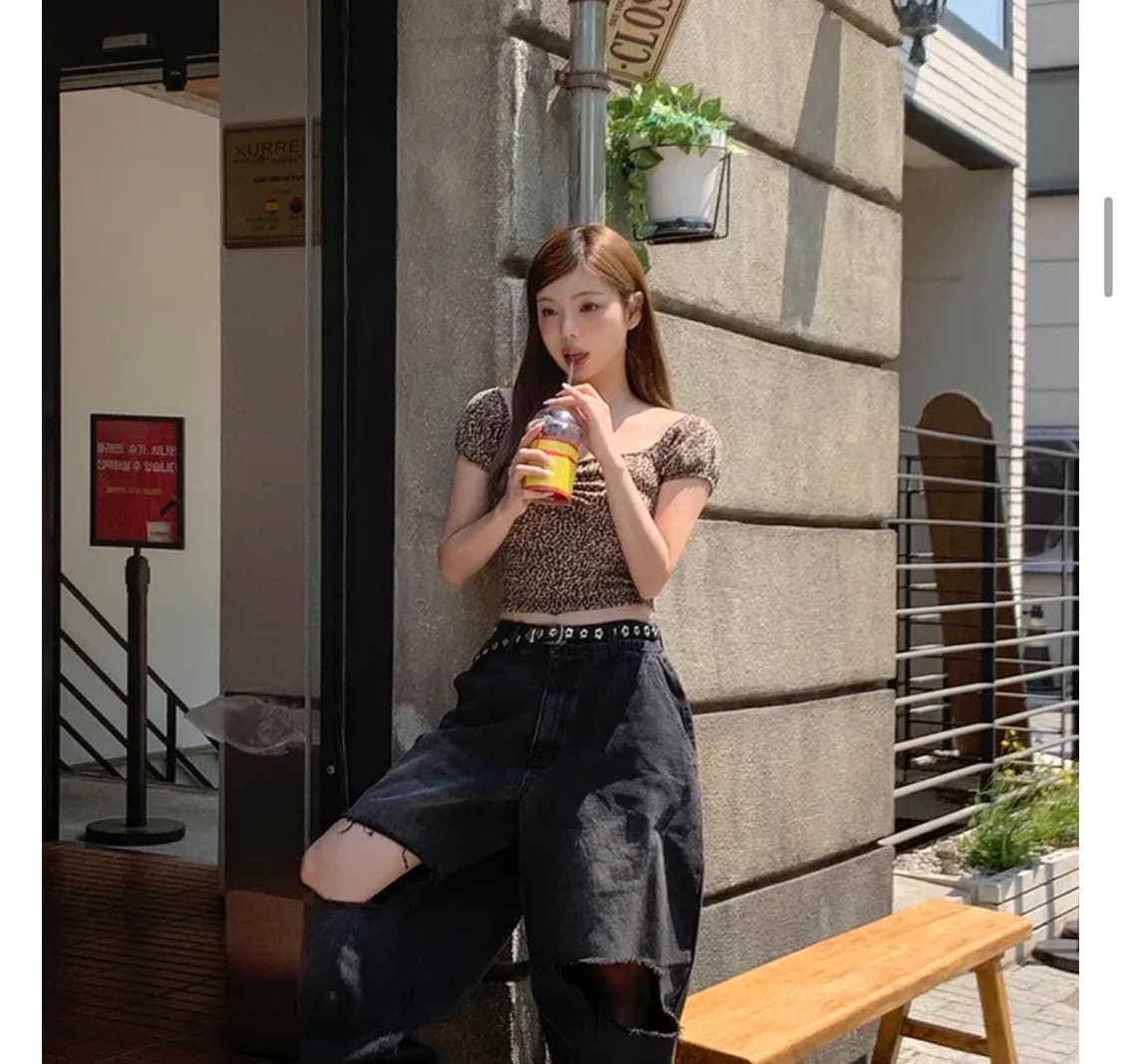 레오파드 티 상품이미지2