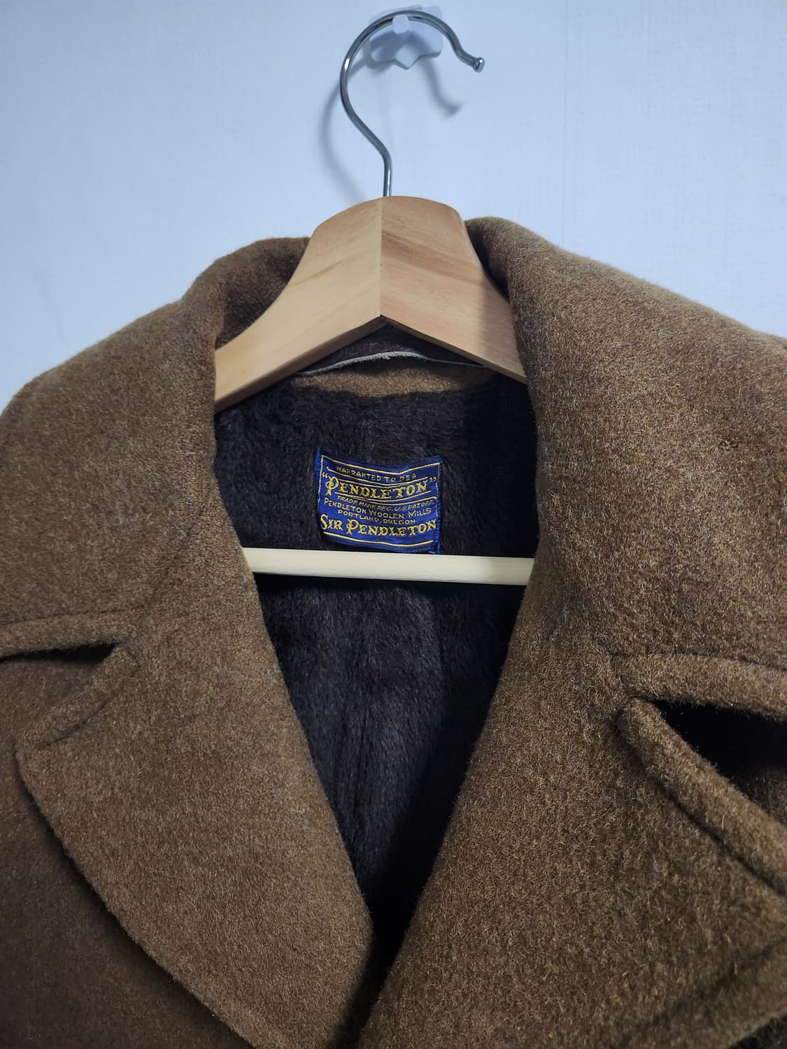 60s 펜들턴 Sir Pendleton 싱글 울코트(USAmade) 상품이미지4