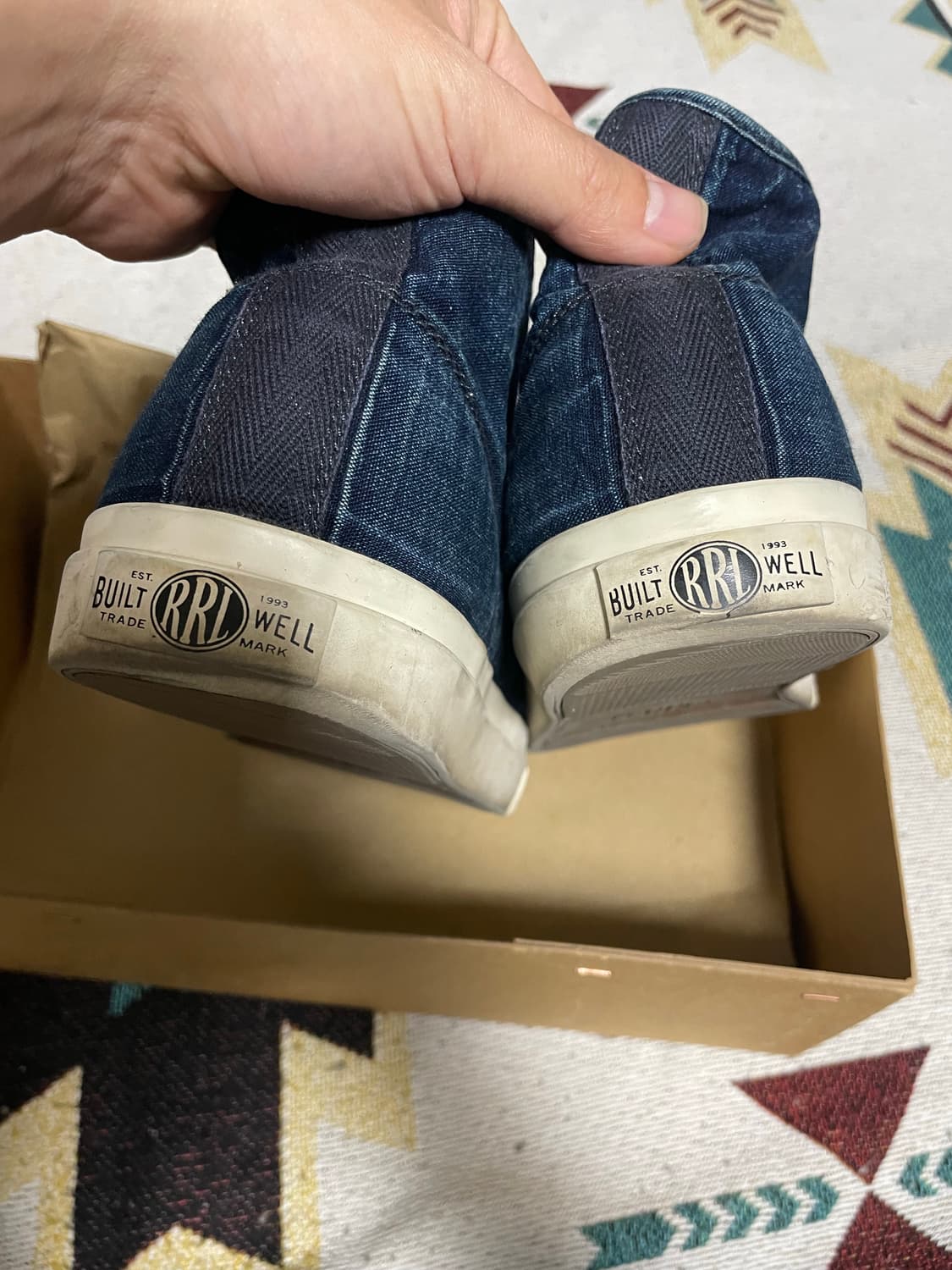 RRL 인디고 메이포트 스니커즈 (9D 270) 상품이미지9