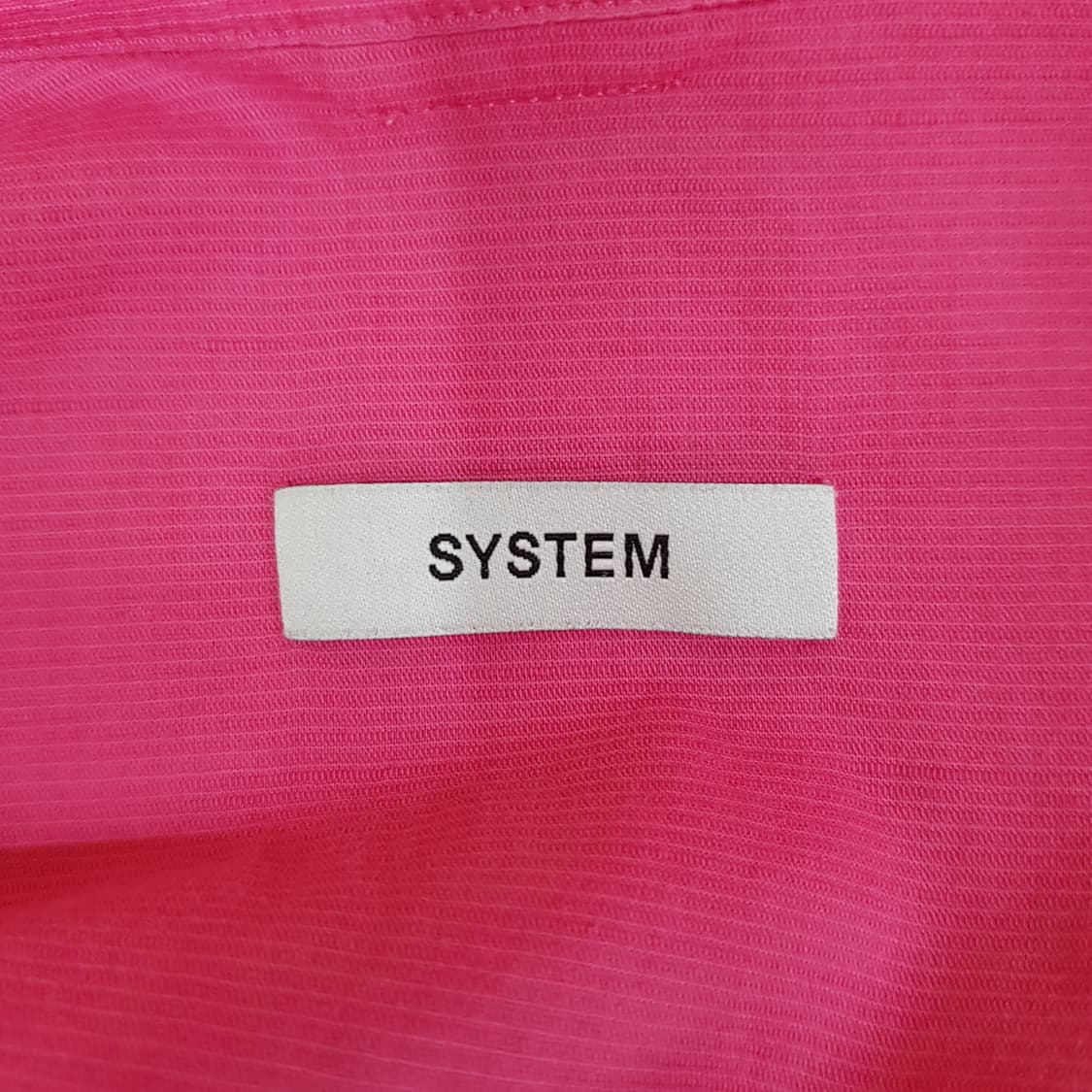 한섬 시스템 2022 오버사이즈 턴업 셔츠 82-94-160사이즈 상품이미지5