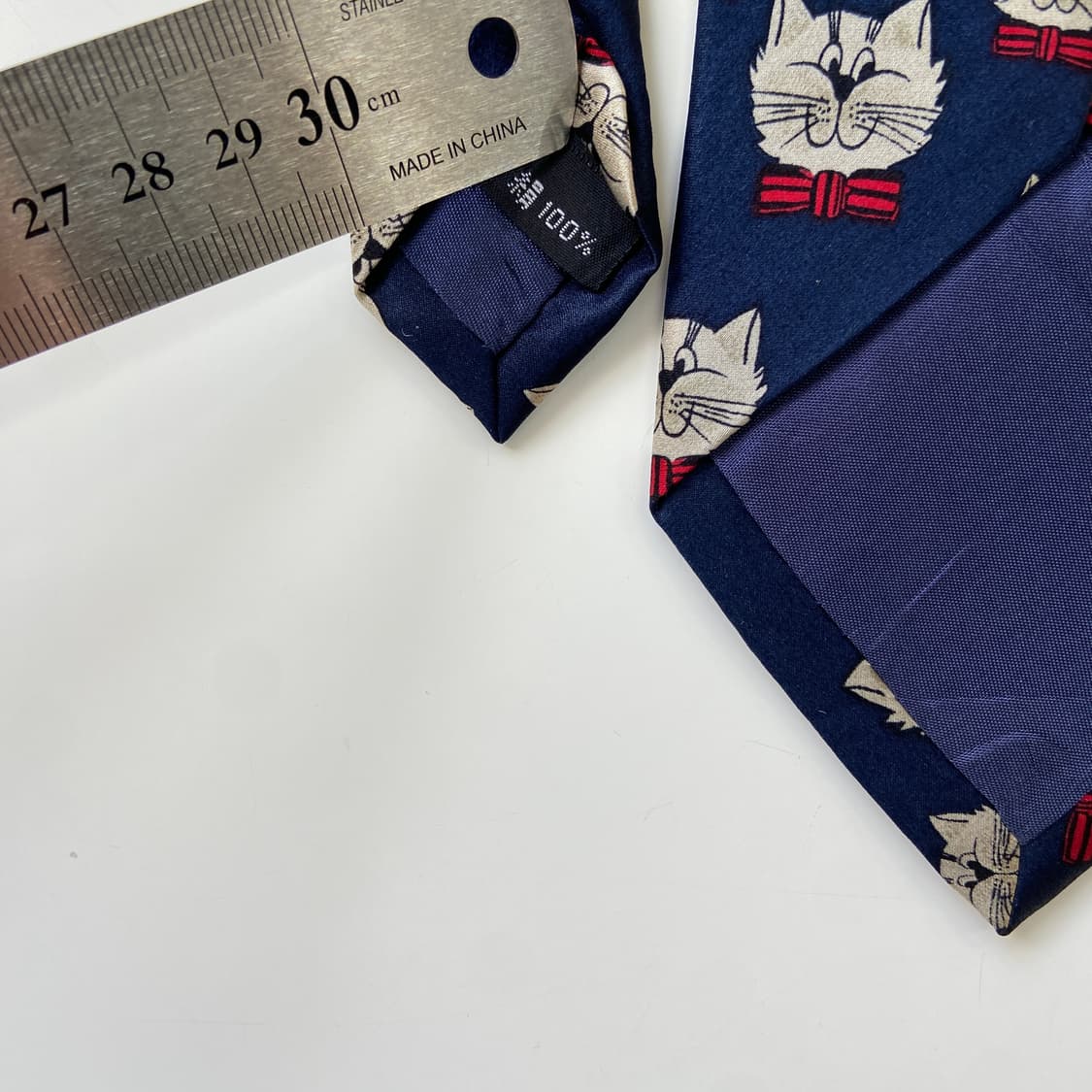 고양이 캐릭터 실크넥타이 상품이미지5