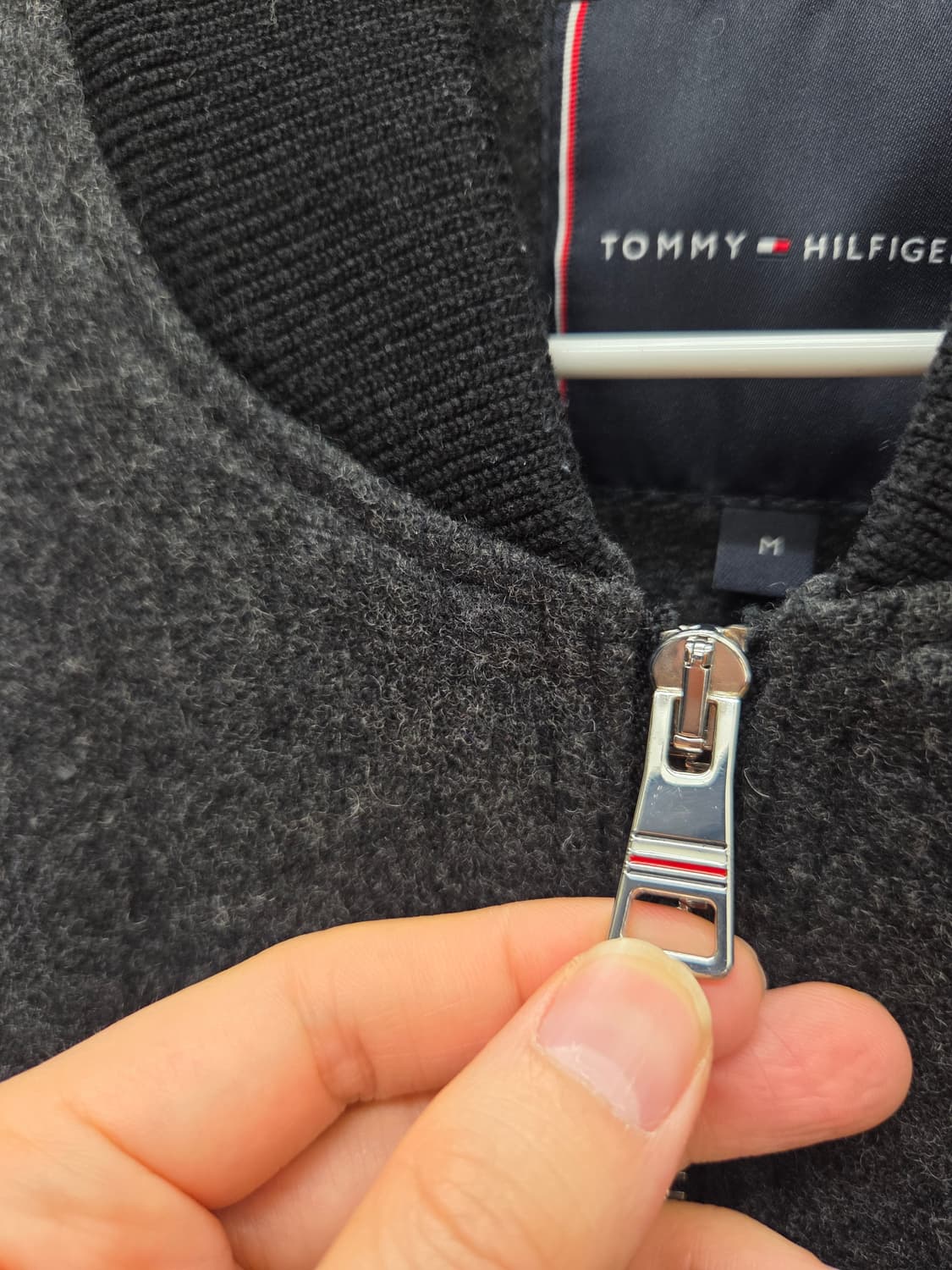 타미힐피거 소가죽 바시티 블루종 자켓 상품이미지3