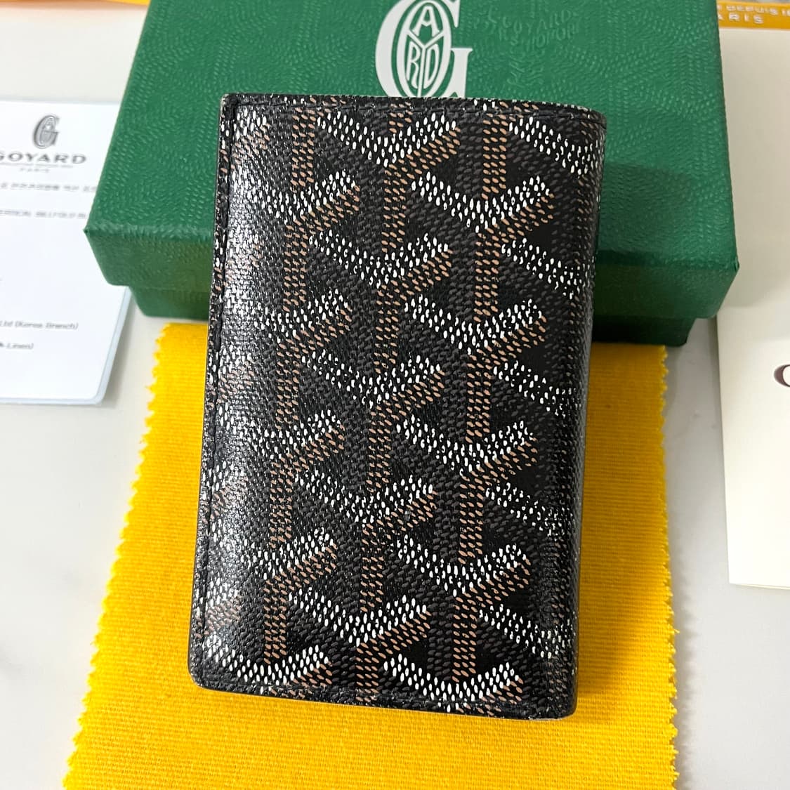 [A급/정품] 고야드 생피에르 블랙 카드지갑 반지갑 상품이미지2
