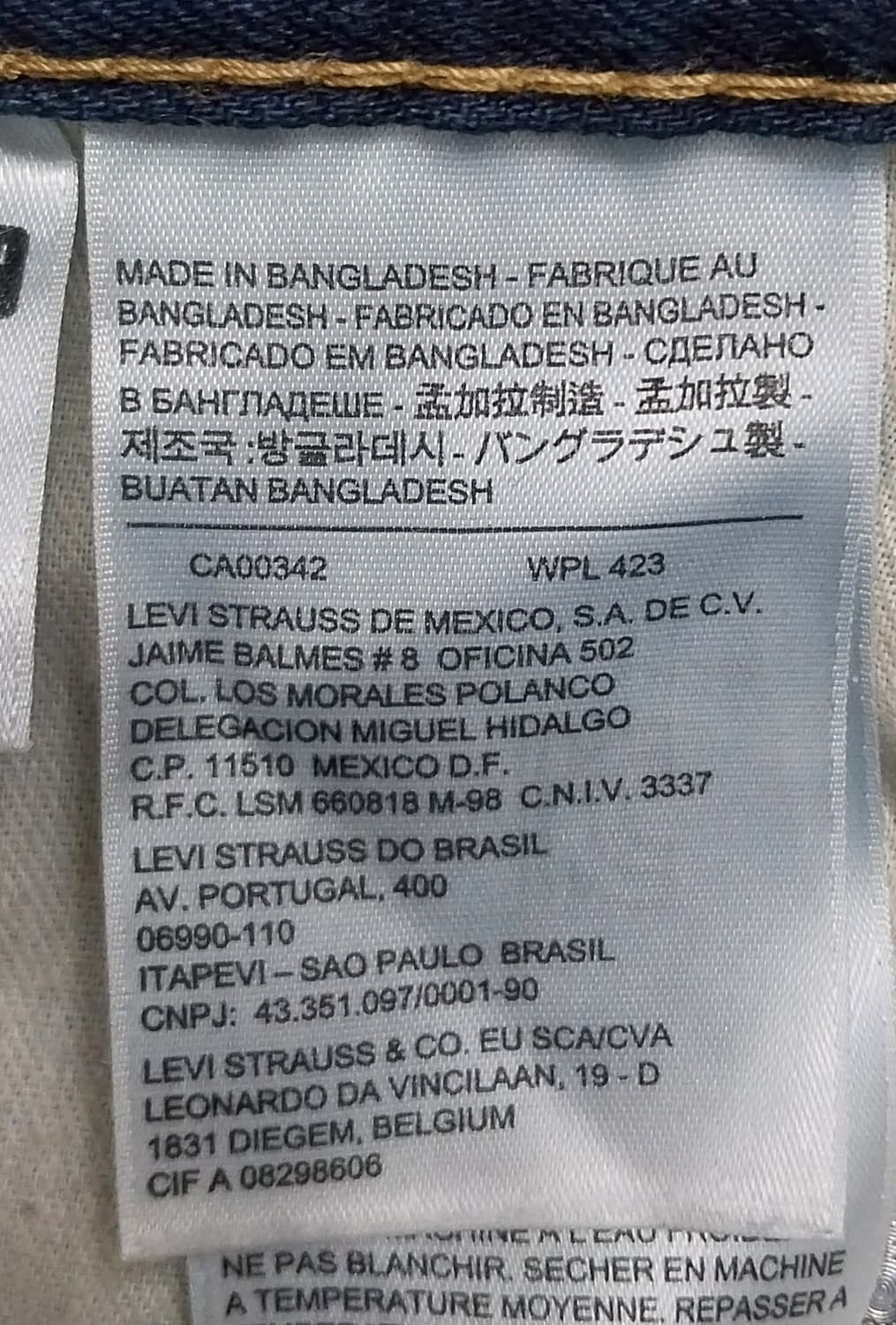 리바이스 511  진청 데님팬츠 28/32 상품이미지6