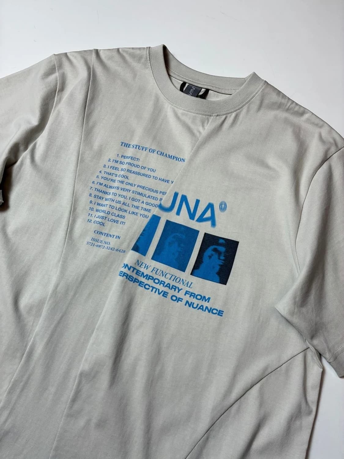 언어펙티드 25ss UNAFFECTED 위글 컷 반팔 티셔츠 PN9046 상품이미지2