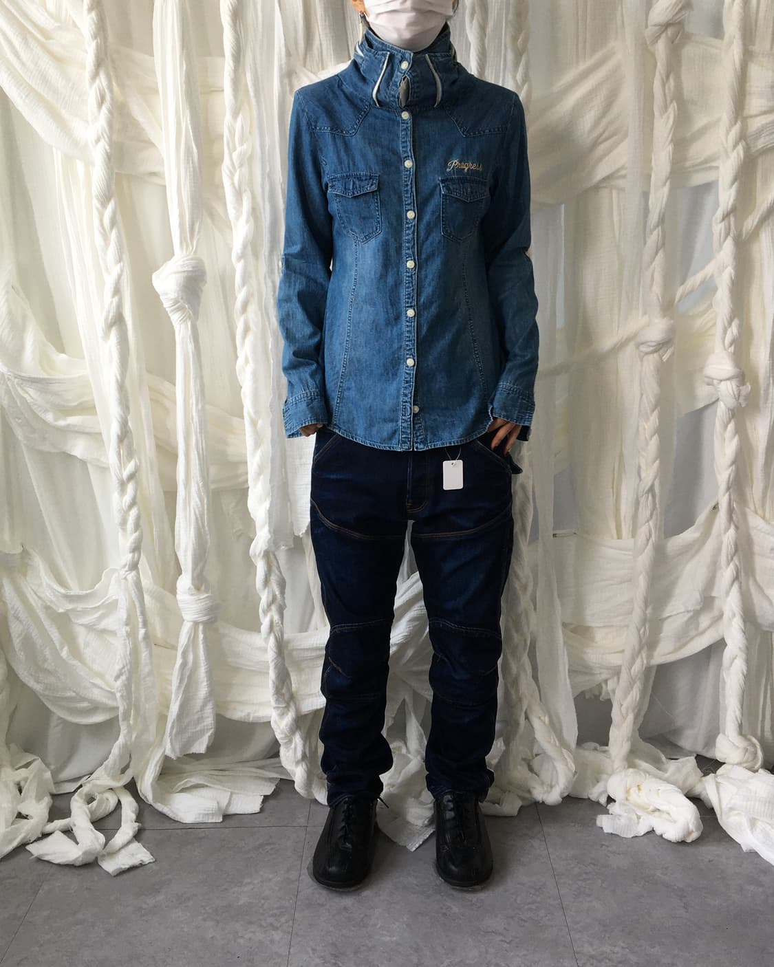 High neck hood shirt 상품이미지5