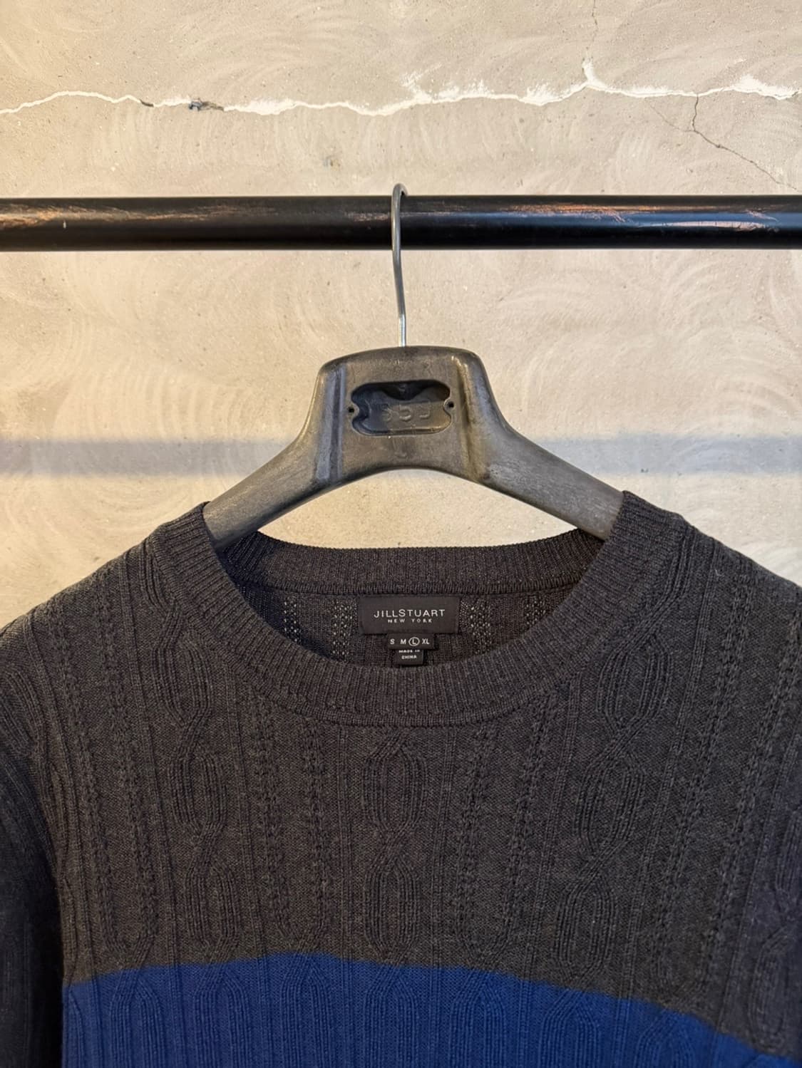 질스튜어트 케이블 니트 남성100 해 상품이미지2