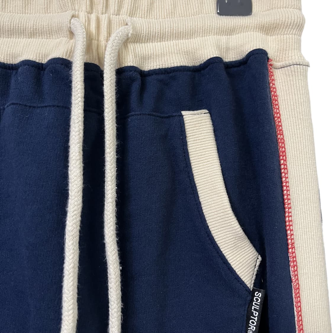 Color Block Long Skirt Navy/Cream 상품이미지7