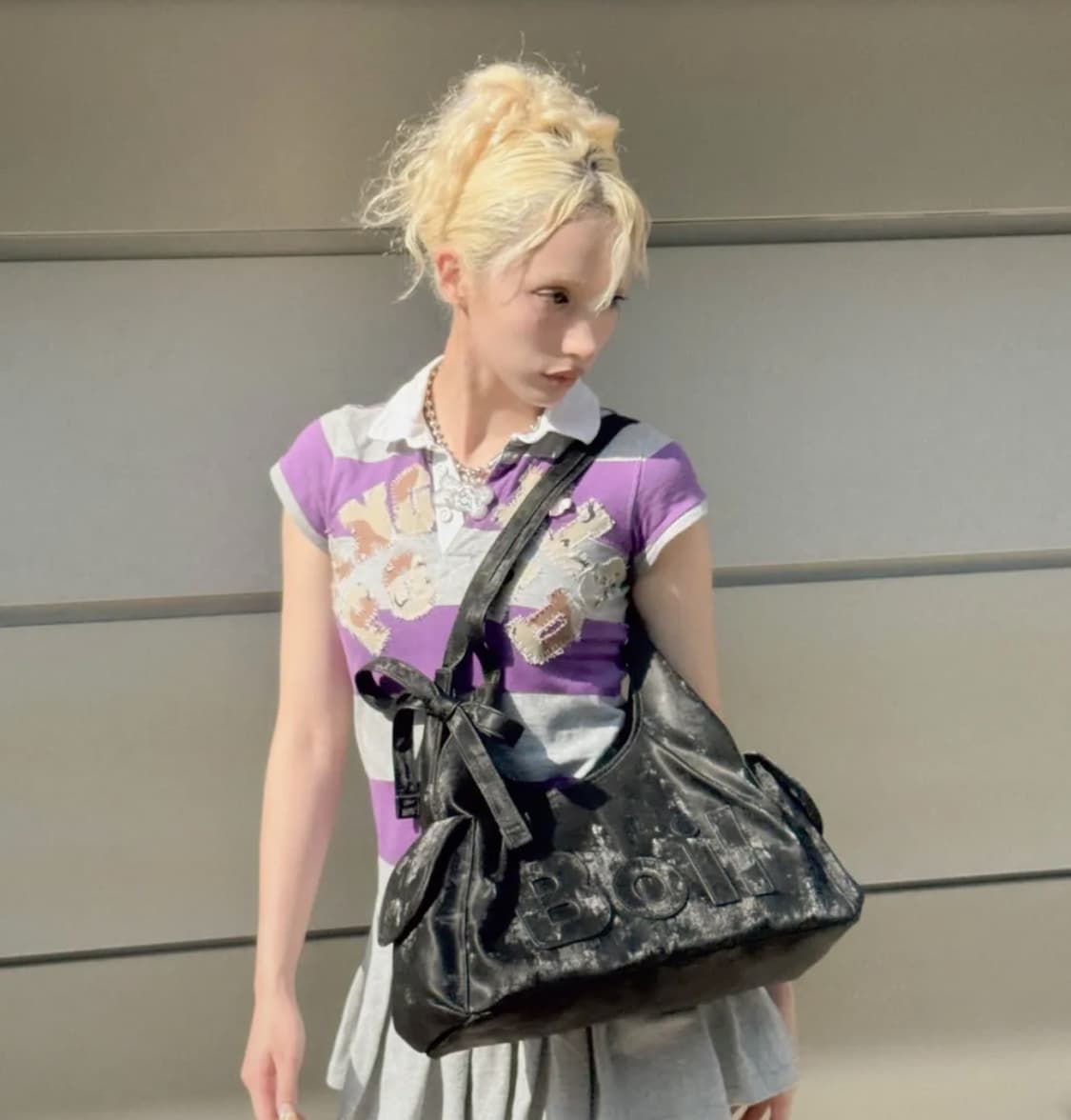 보일테일 메간 백 SILKY BLACK 실키블랙 상품이미지2