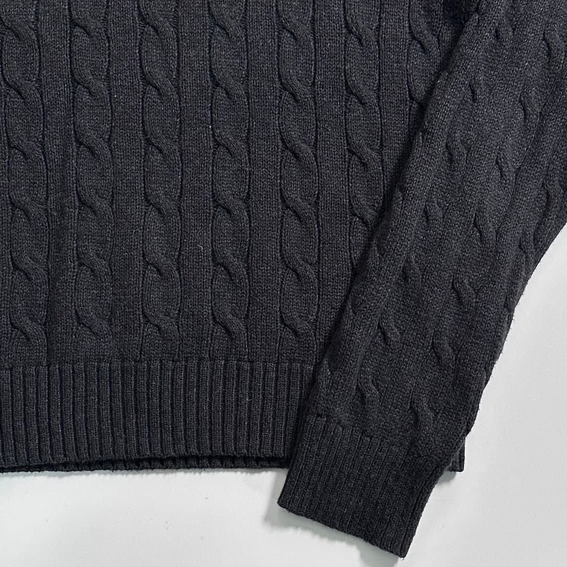 폴로 랄프로렌 챠콜 케이블 니트  상품이미지3