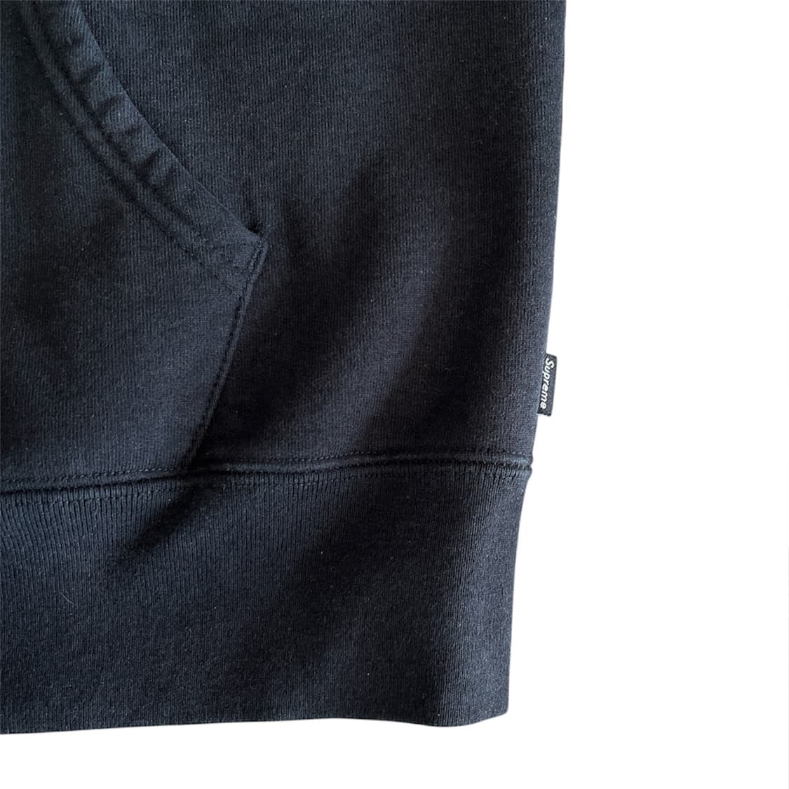 슈프림 스몰 박스 페이스마스크 집업 후드 블랙 상품이미지3