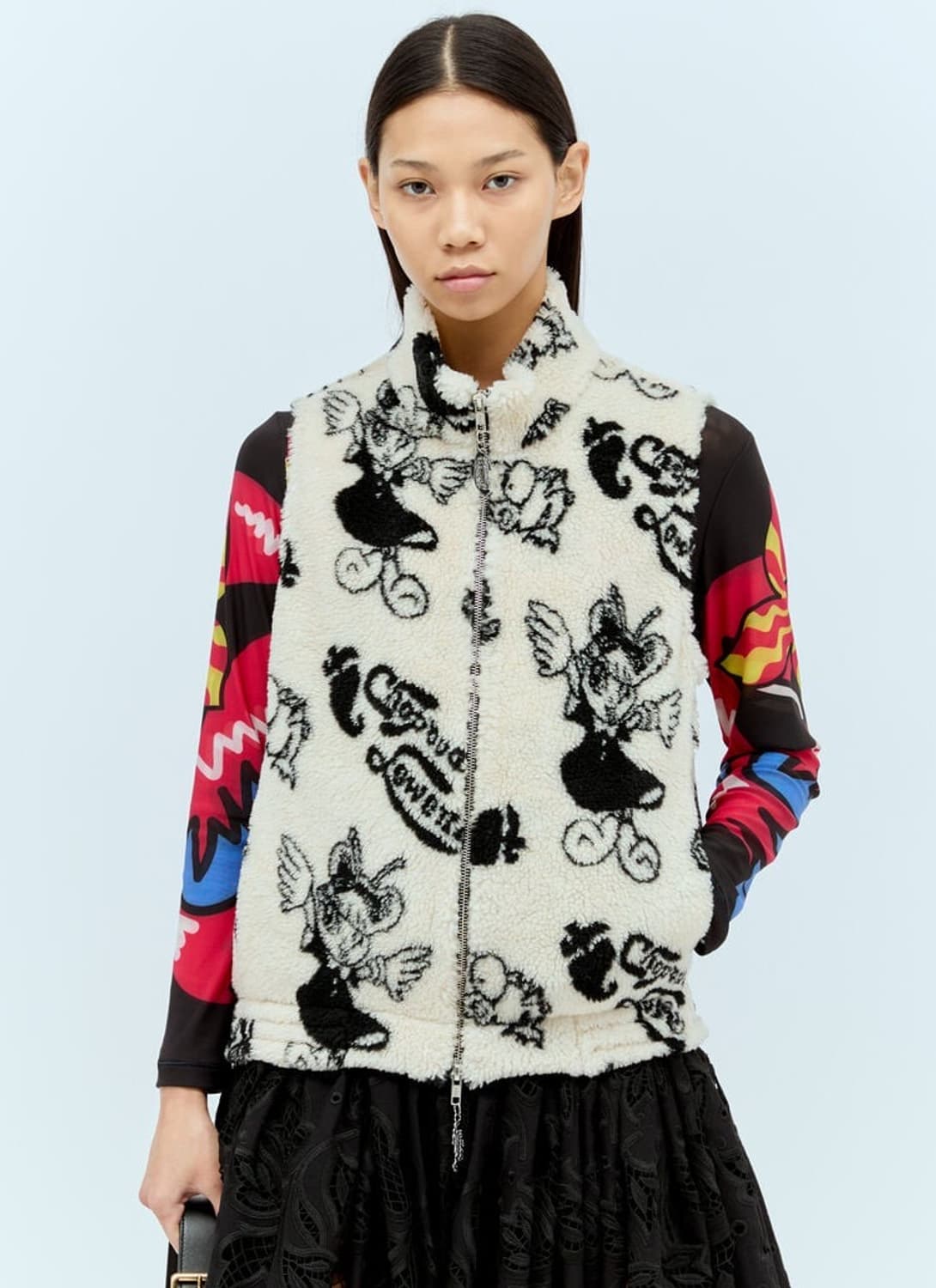 초포바 로위나 카툰 플리스 베스트 상품이미지1