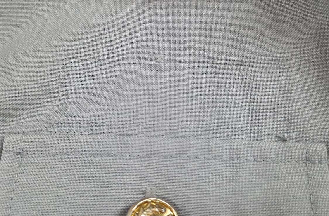 육군 구형 부사관학교 여군용 하계 정복 전투복 반팔 셔츠 셋트 (M) 상품이미지6