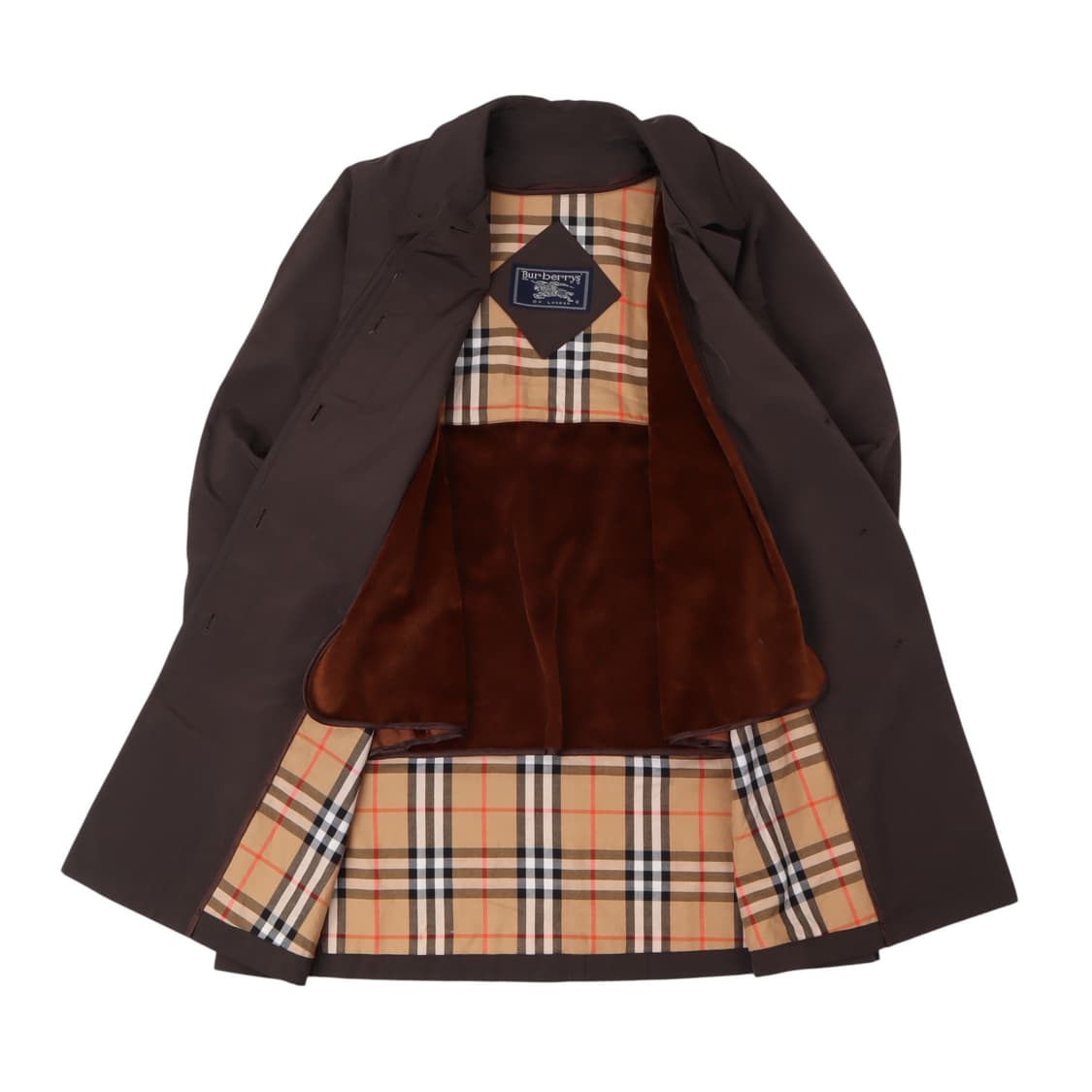 버버리 브라운 싱글 발마칸 코트 상품이미지7