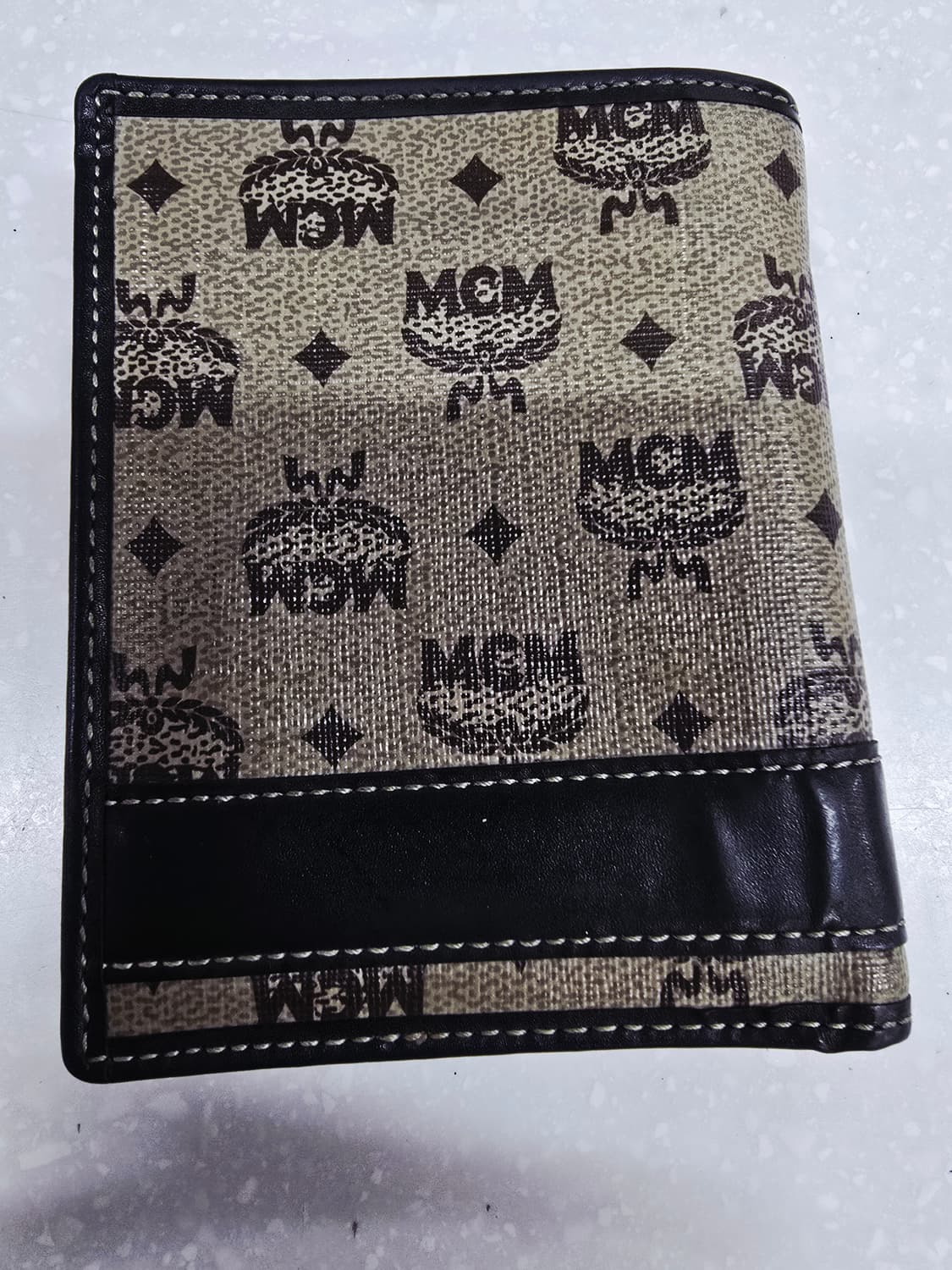 MCM 반지갑 남성용 브라운 모노그램 상품이미지4