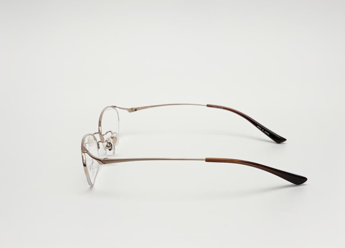 일본 빈티지 반무테 안경 상품이미지3