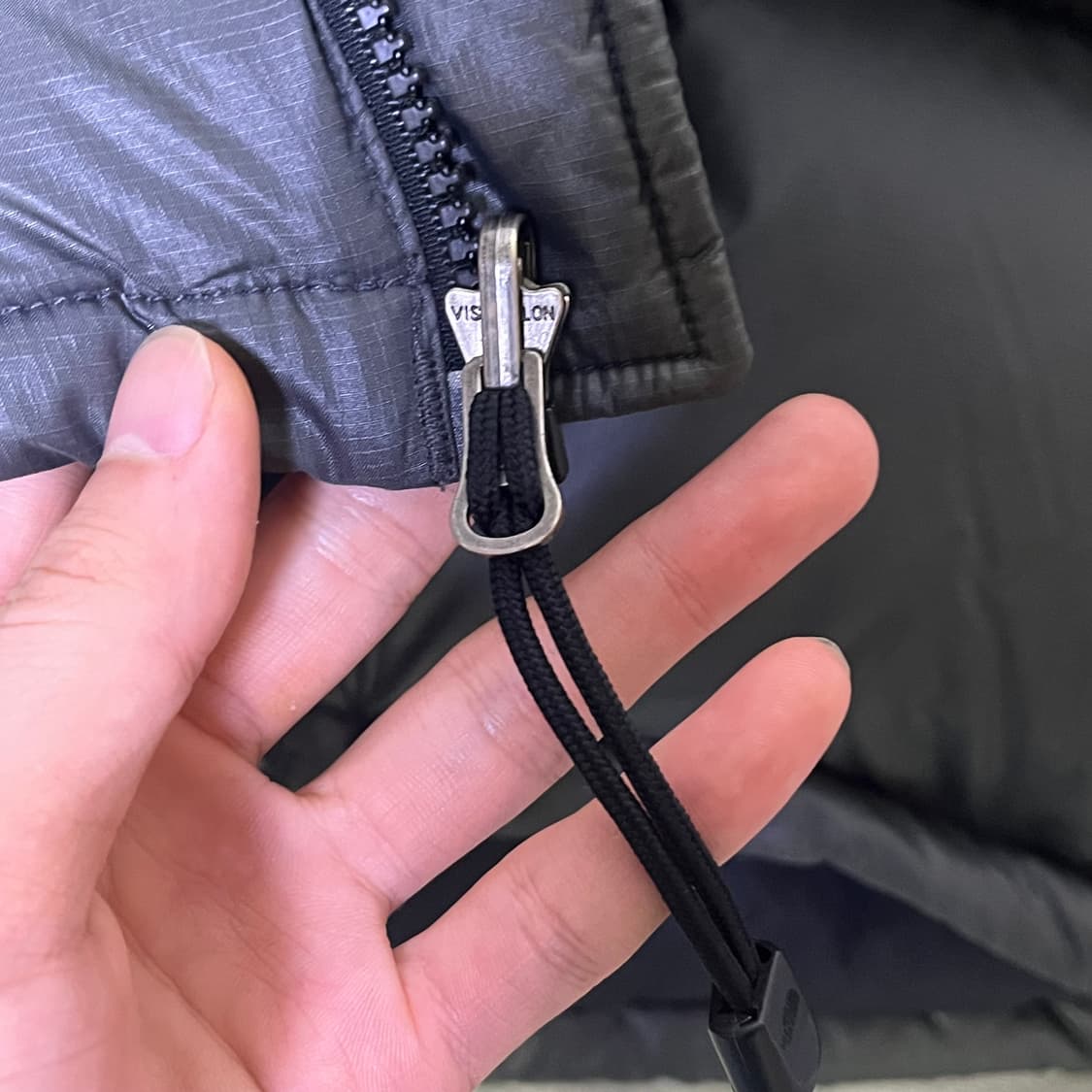 The north face 노스페이스 700눕시 패딩 중앙로고 m 차콜 상품이미지8