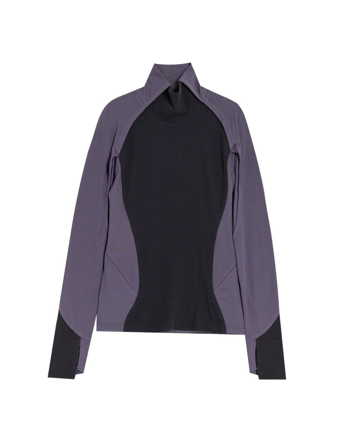 Mock Neck Top Ash Purple 상품이미지5