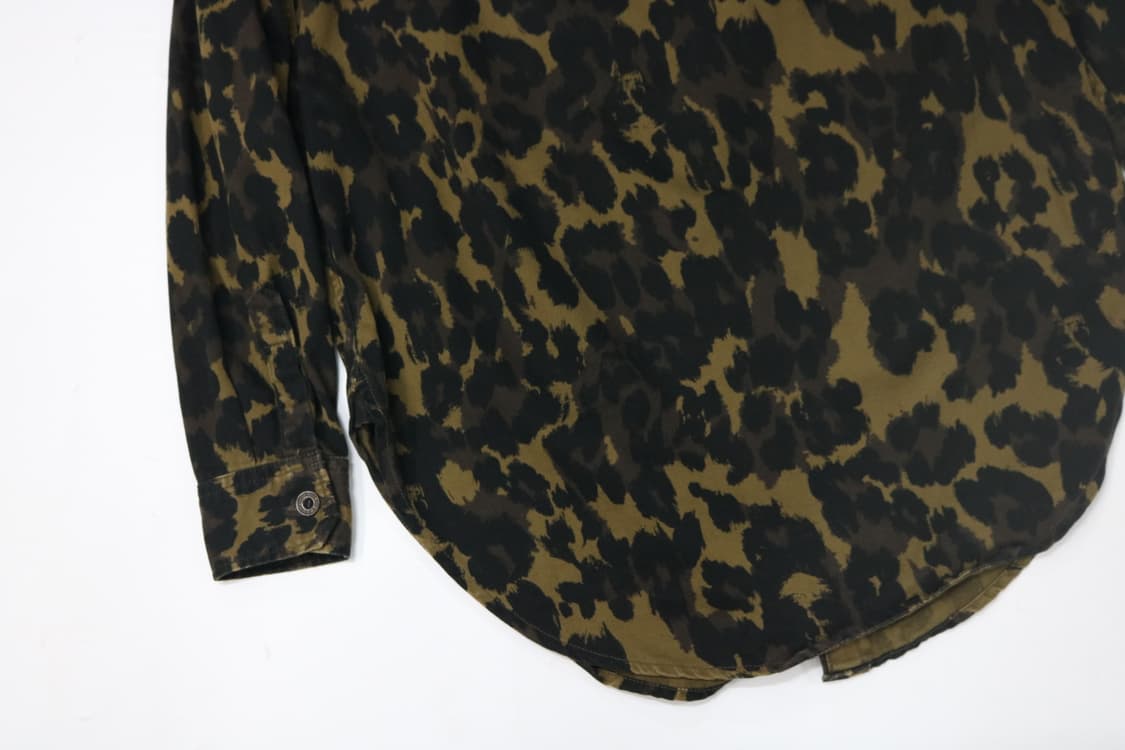 히스테릭 글래머 레오파드 카모 밀리터리 셔츠 상품이미지8