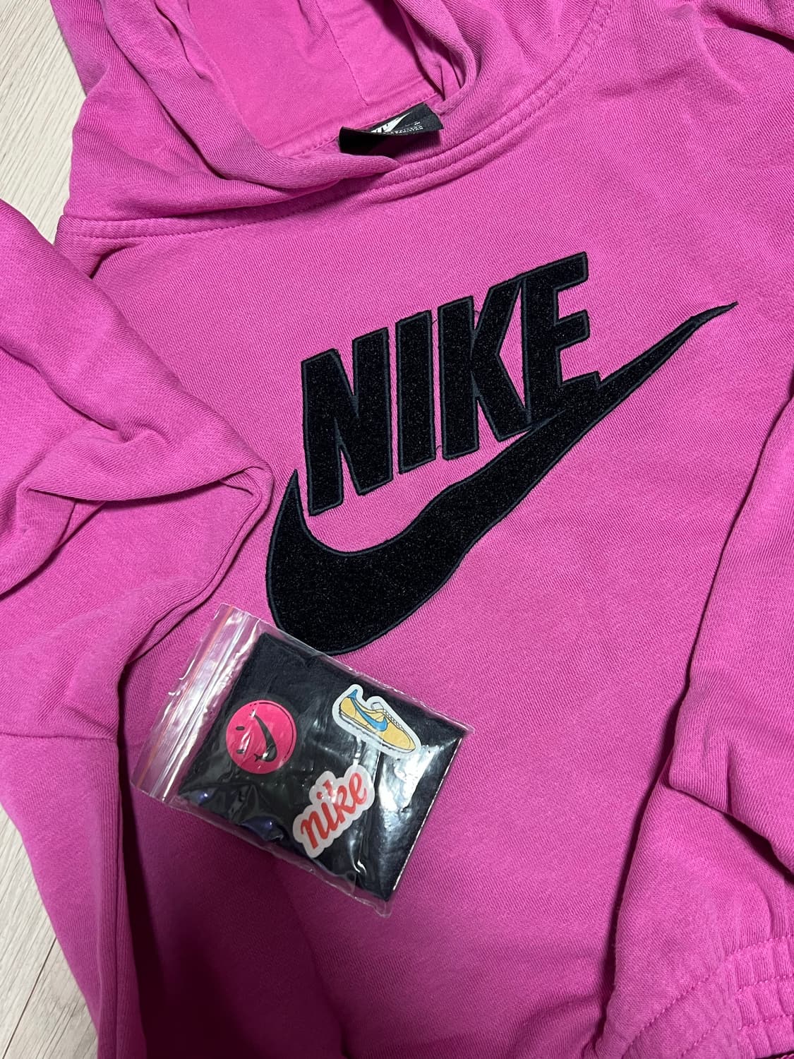 나이키 Nike 아이콘패치 크롭후드티(기모) 상품이미지5