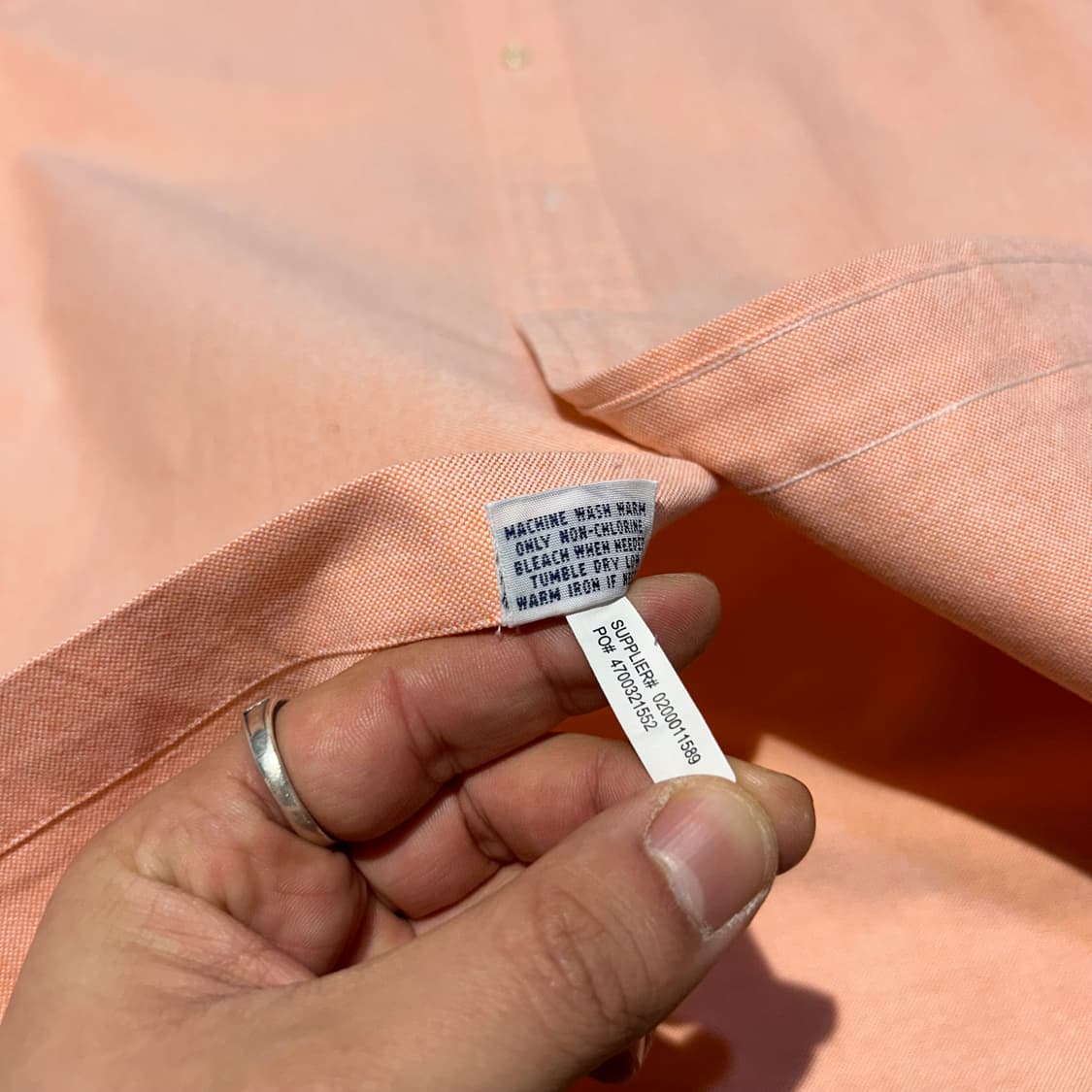 XL) 폴로 랄프로렌 인디핑크 솔리드 옥스포드 셔츠 상품이미지10