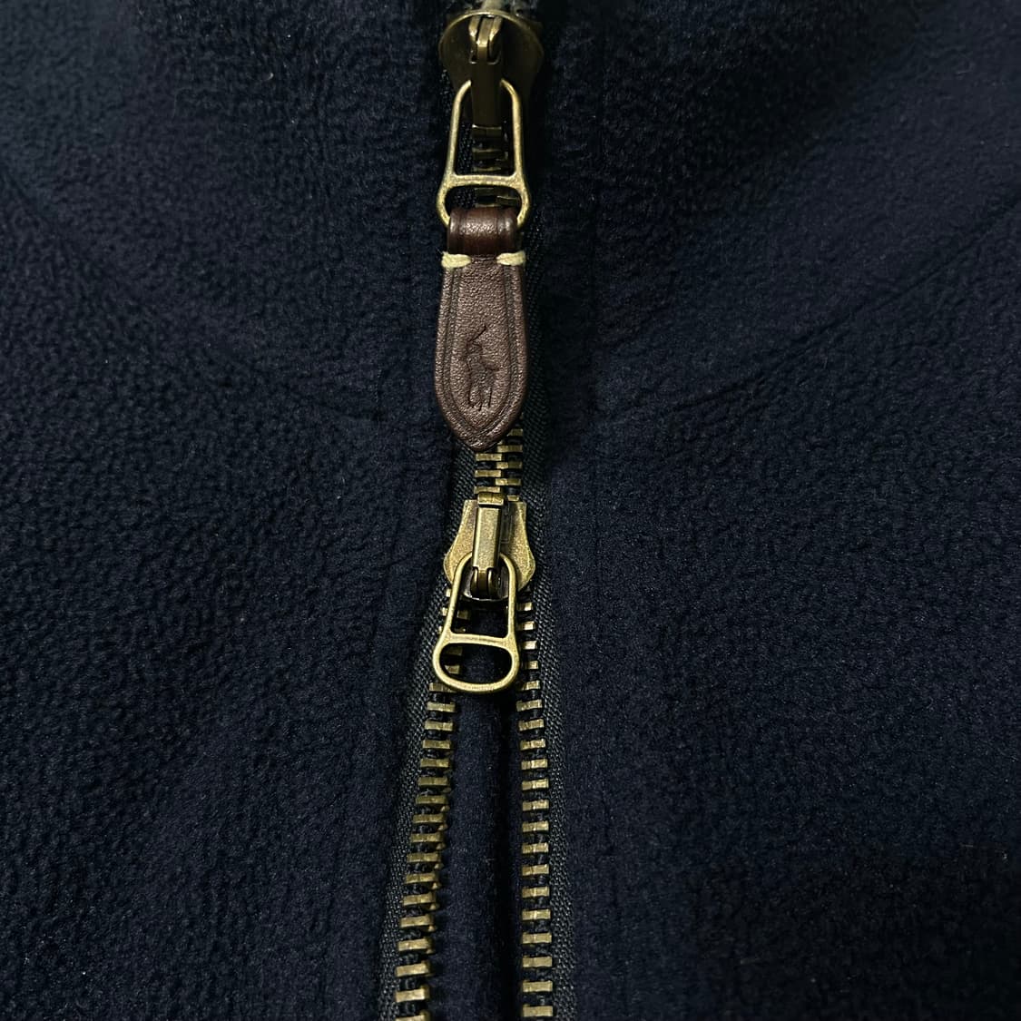 (XL) 90s 폴로 랄프로렌 네이비 플리스 집업 자켓 상품이미지6