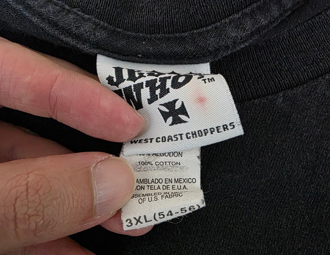 [3XL] 빈티지 WCC 웨스트 코스트 차퍼스 초퍼 롱슬리브 상품이미지9