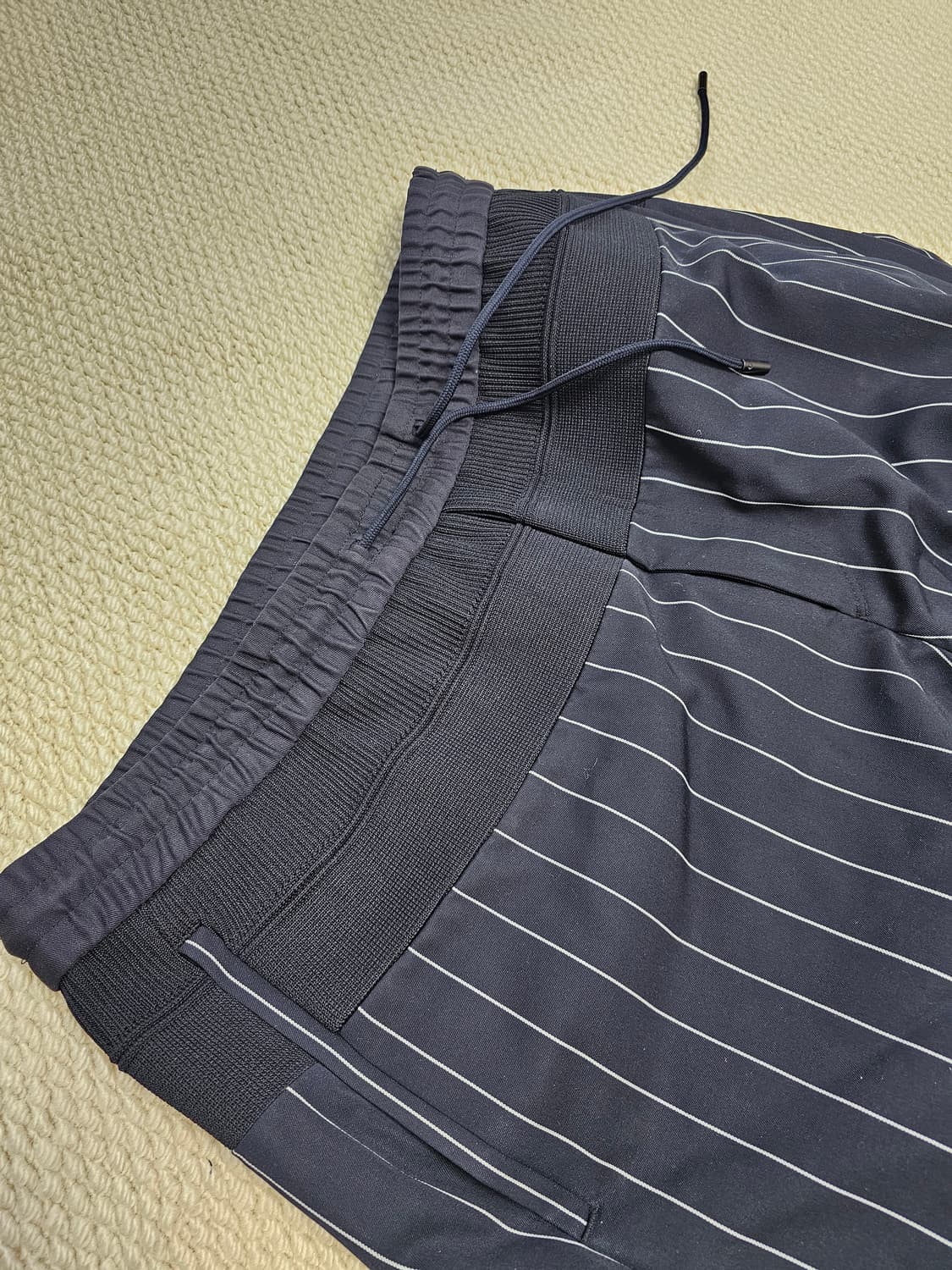 준지 스트라이프 조거 팬츠 50 상품이미지4