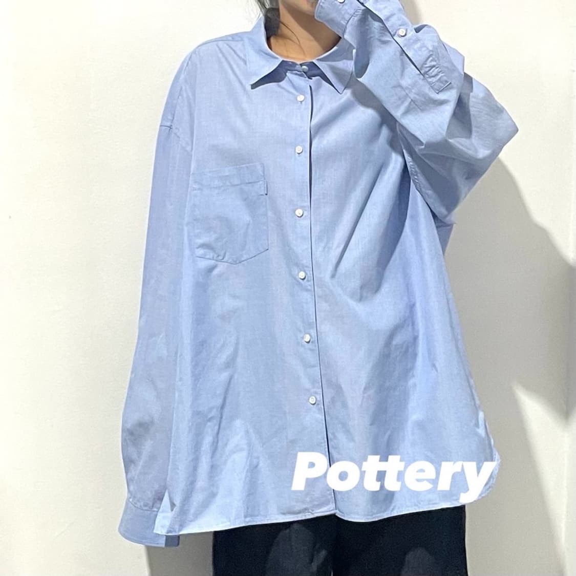 포터리 솔리드 셔츠 상품이미지1