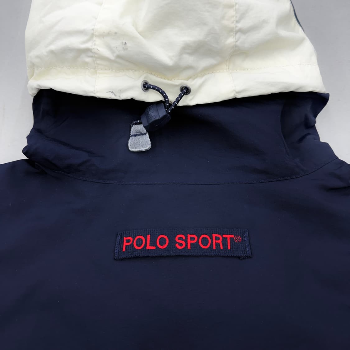 폴로스포츠 90s 제팬 하드쉘 스펠아웃 올드스쿨 바람막이 자켓 상품이미지8