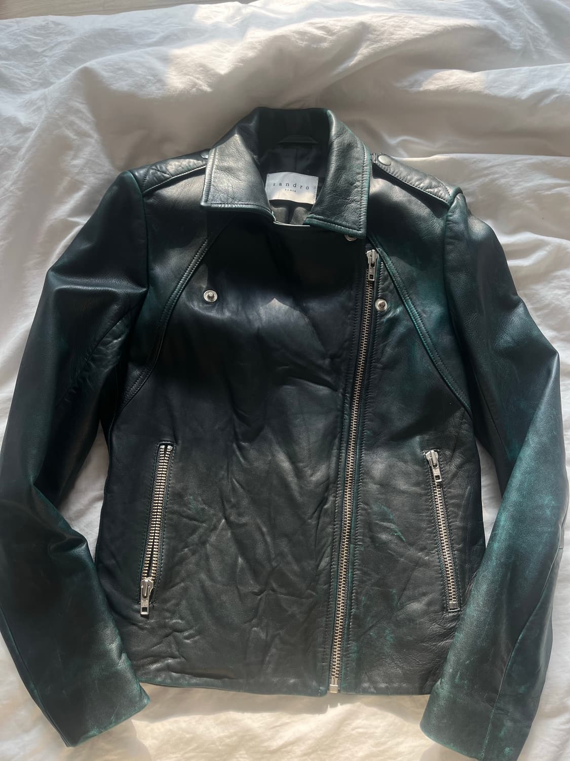 산드로 양가죽 자켓 상품이미지1