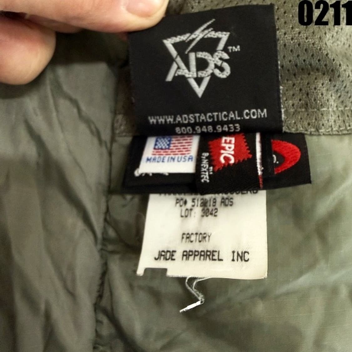 미군 프리마로프트 익스트림 자켓 XS 2011  상품이미지8