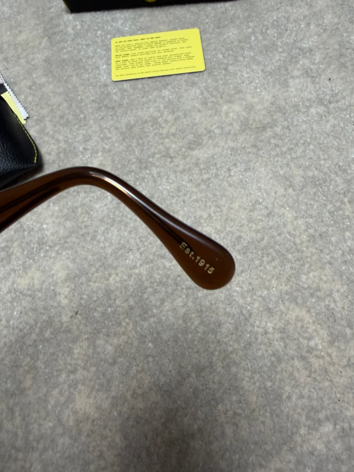 모스콧 렘토쉬49 브라운 새상품(블루라이트 렌즈O) 상품이미지9