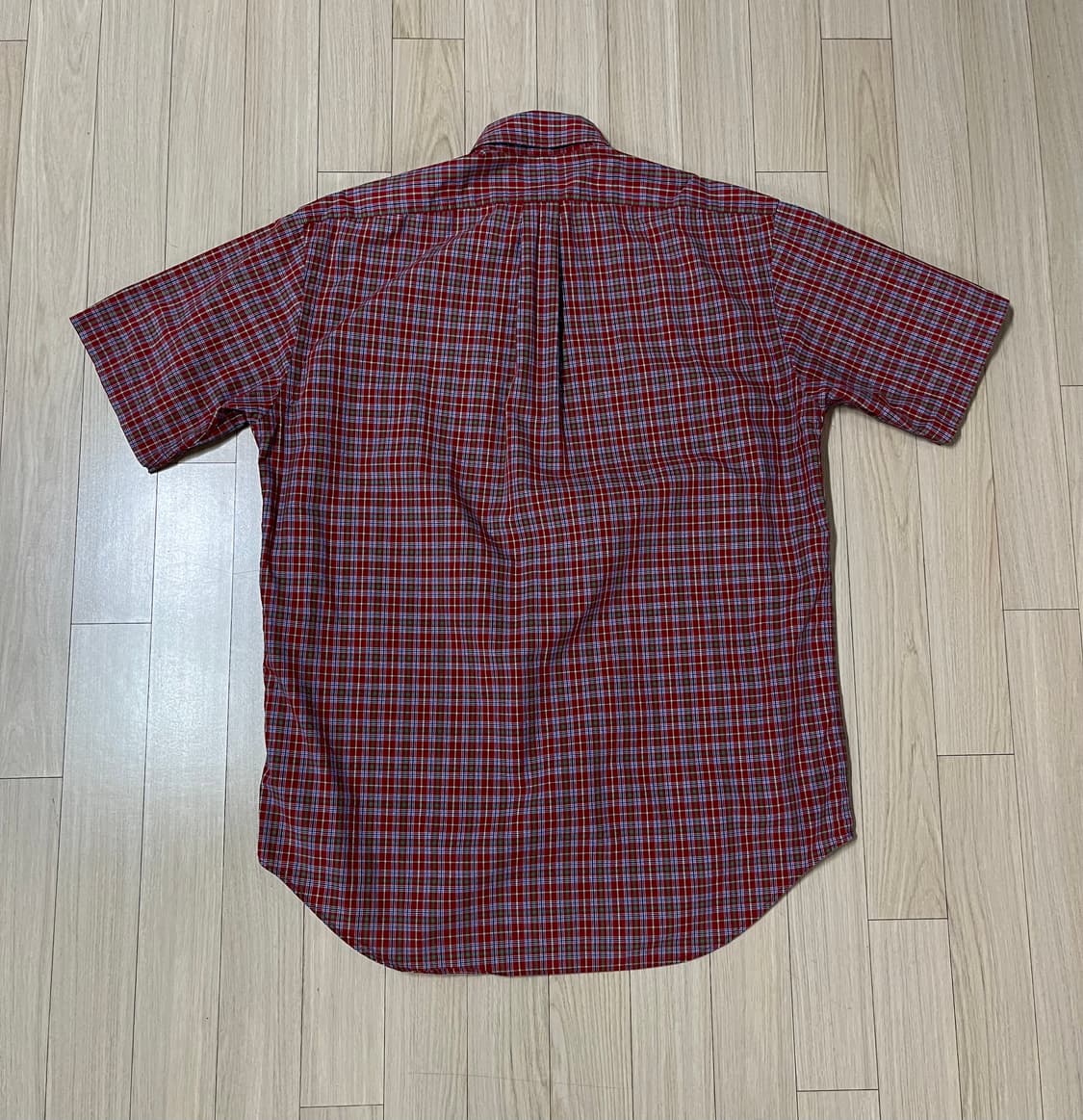 폴로 체크 셔츠 반팔 상품이미지2