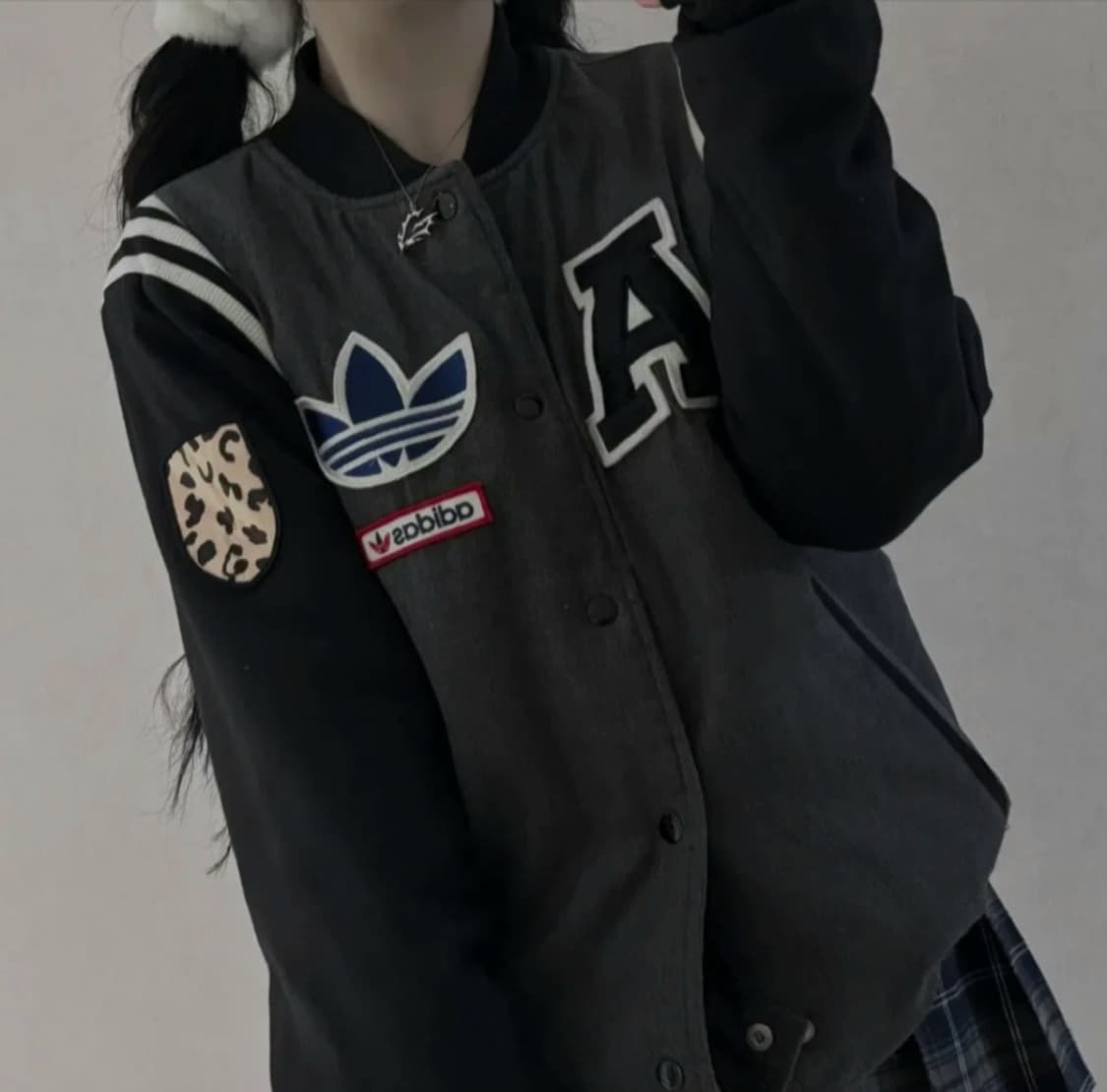 디다스 빅 트레포일 바시티 스타디움 누빔 자켓 95  M 상품이미지2