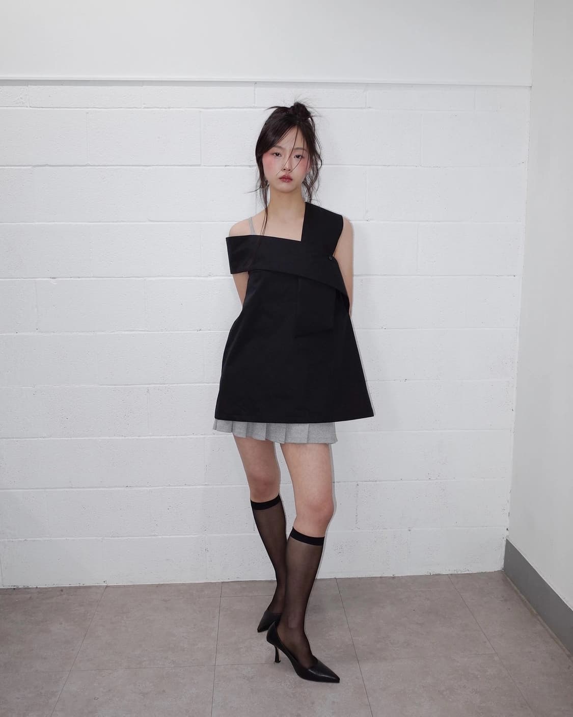 ONSK PLEATS MINI ONE-PIECE 온스카 플리츠 원피스 상품이미지6