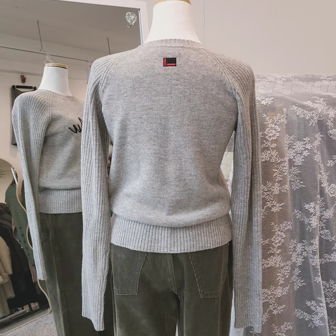 Fubu 그레이 골지 울니트 상품이미지9