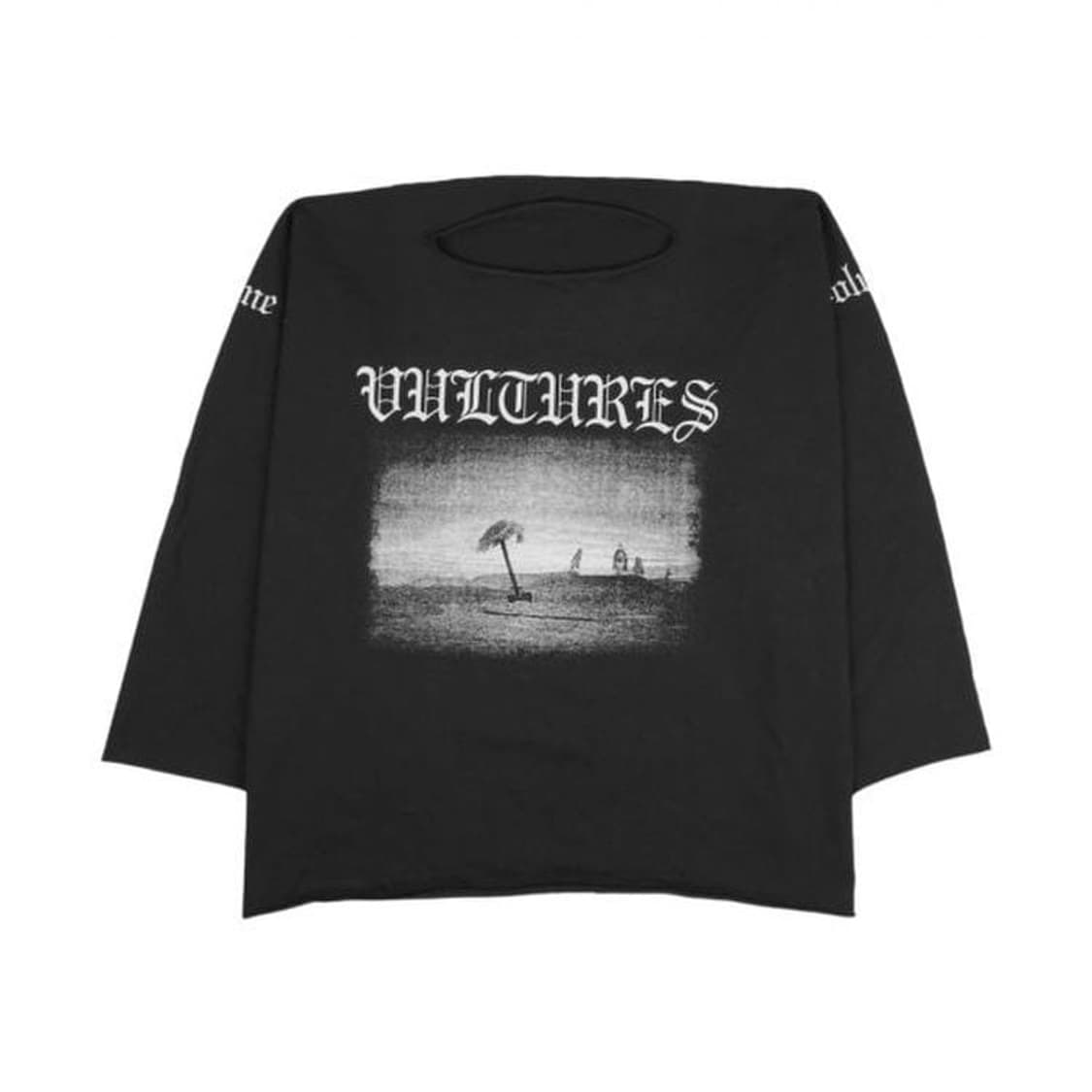 이지 벌처스 롱 티셔츠 블랙  상품이미지1
