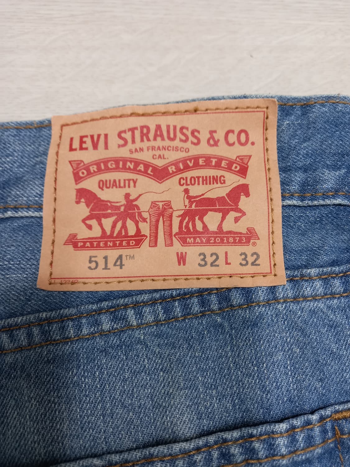 33 리바이스514 워싱 일자진 33-426 상품이미지5