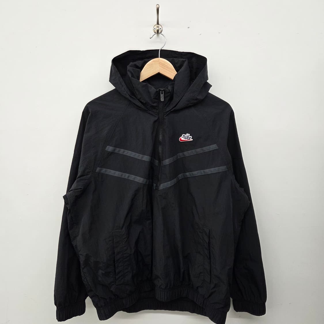 나이키 블랙 후드 바람막이 자켓 남L 상품이미지1