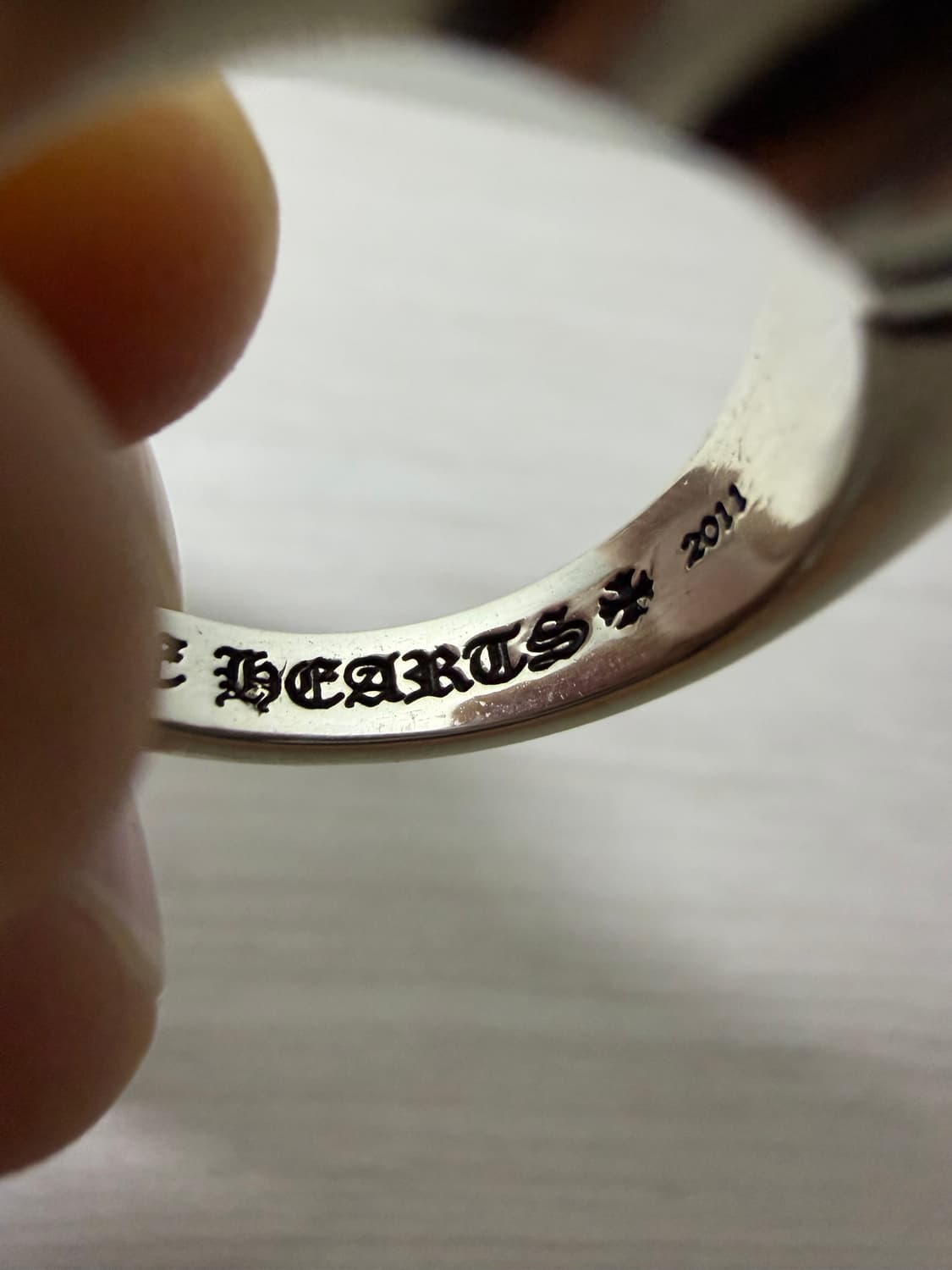 [21호] 크롬하츠 컷아웃링 스몰 상품이미지8