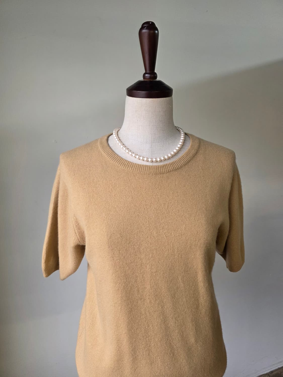 퓨어캐시미어100 라운드 니트 상품이미지2